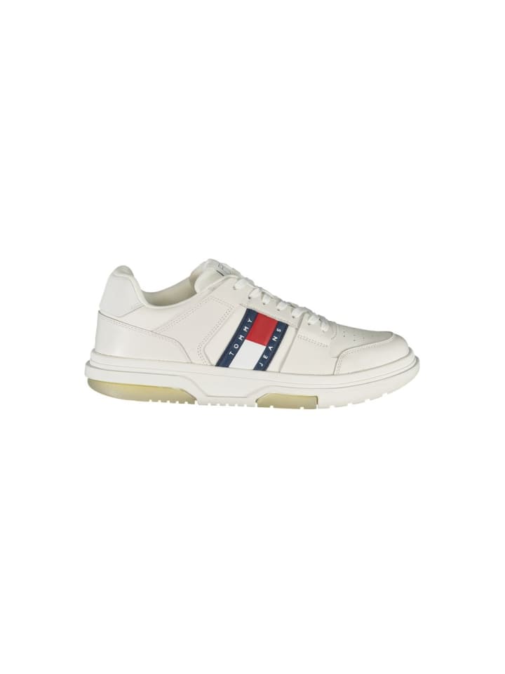 Weiß Polyurethan Herren Sneaker
