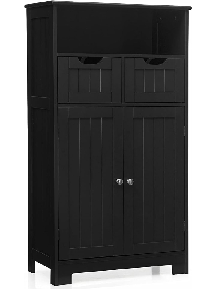 Badezimmerschrank in Schwarz
