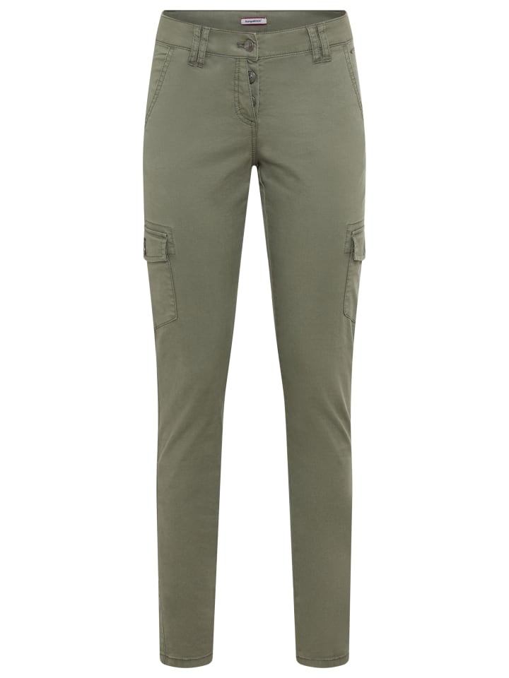 Cargohose in Oliv