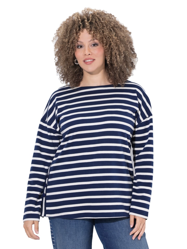 Shirt in tintenblau