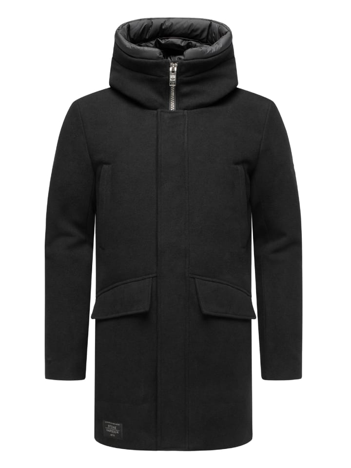 Kurzmantel Fenroos XX in Black