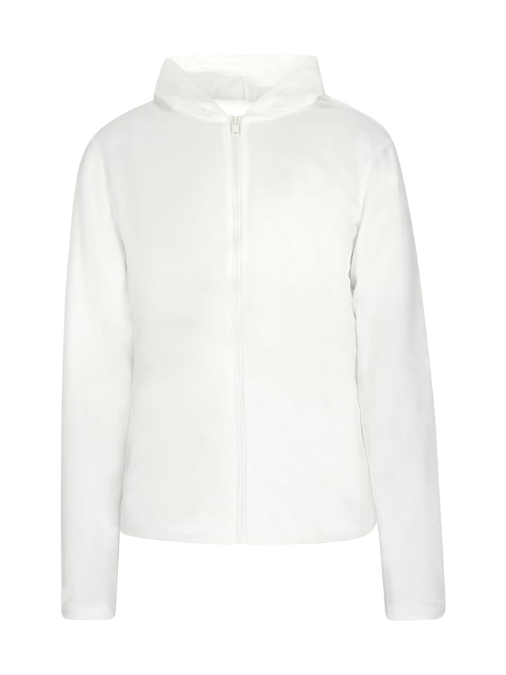 Herren Fleecejacke in Optik Weiss