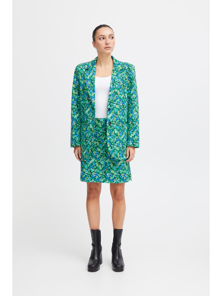Rock IHKATE Regular fit in Blue Green Multi Flower aop