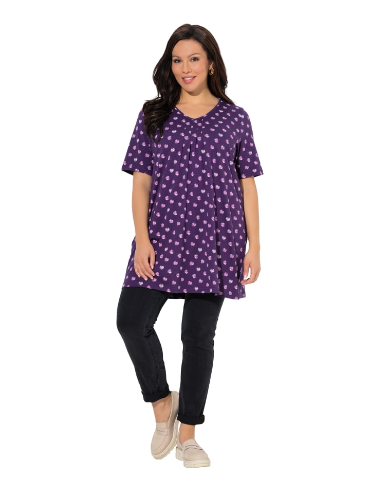 Shirt in dunkel lila