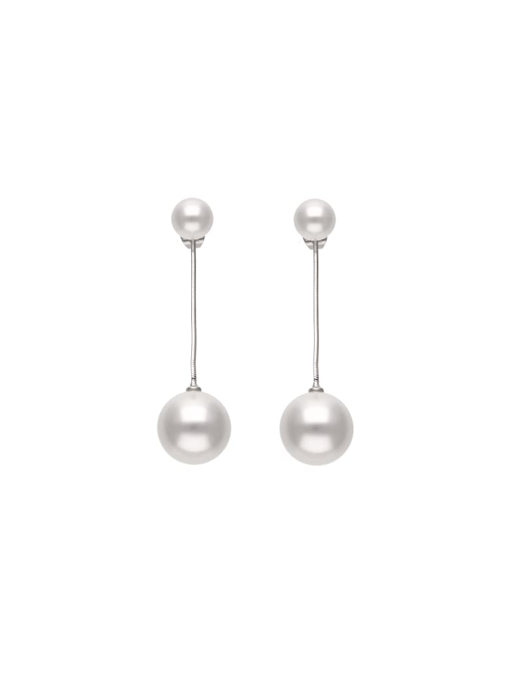 Women Earrings in Silver White