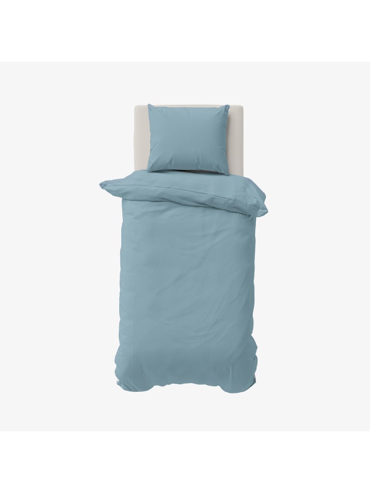 Nautica Bettwäsche-Set SOLID blue 135x200 cm