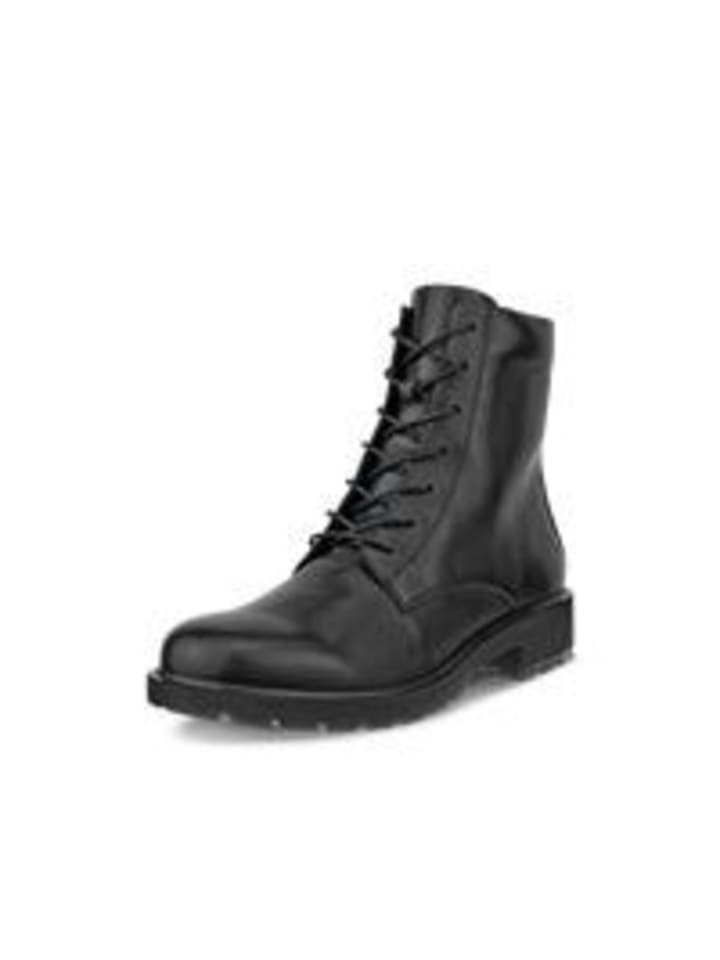 Schnürstiefel in schwarz