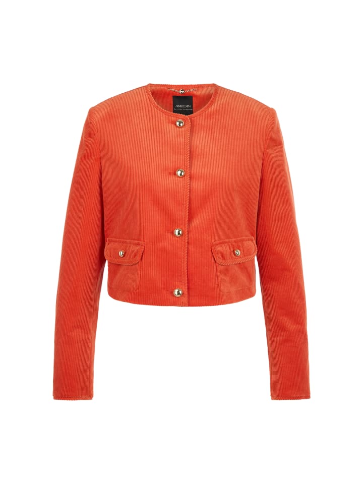 Kastenjacke in orange