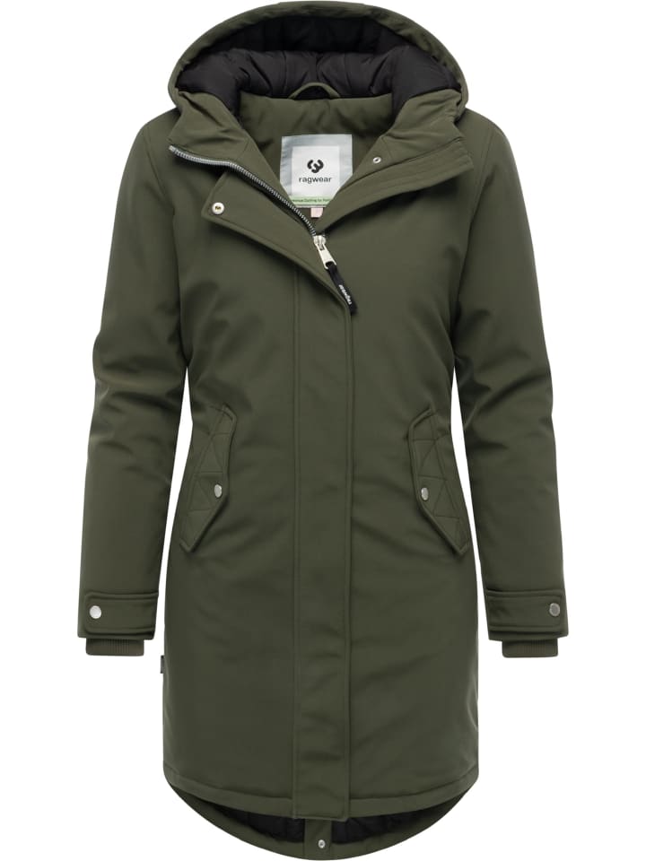 Softshellmantel Itiga in Dark Olive
