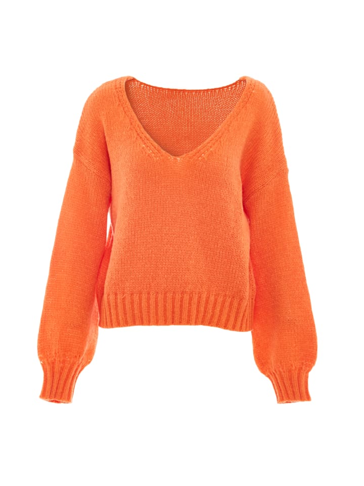 Damen Pullover in ORANGE
