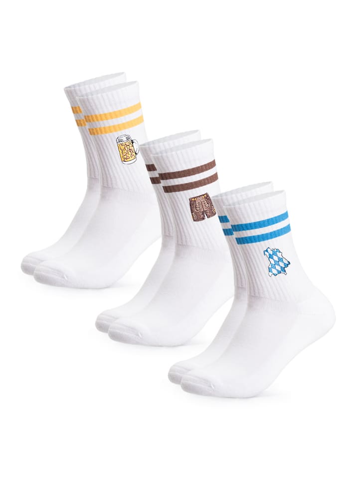 3er Pack Motiv Tennissocken Rio in Bayern