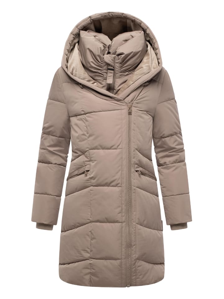 Steppmantel Virenaa 16 in Taupe Grey