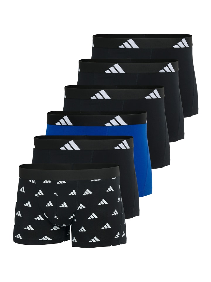 Retro Short / Pant Active Flex Cotton in Schwarz / blau