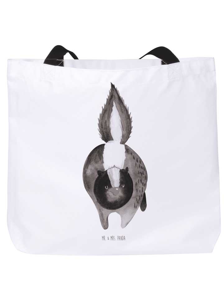 Shopper Stinktier Angriff ohne Spruch in Weiß