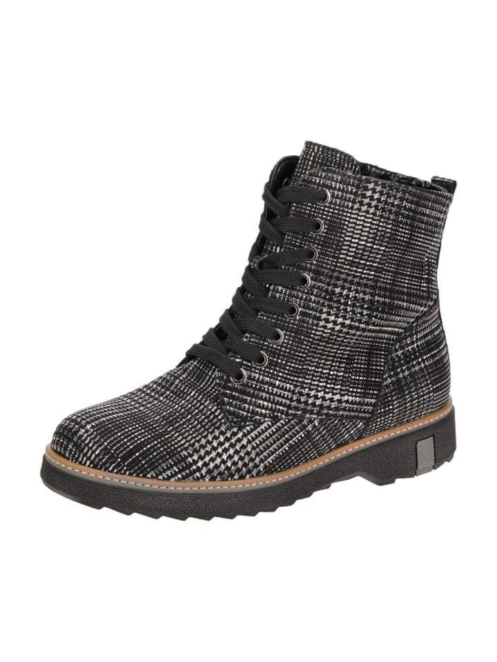 Komfort Stiefeletten in Schwarz