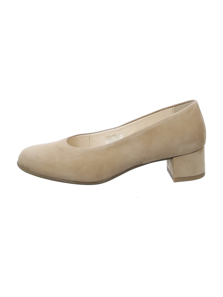 Flache Pumps in Beige