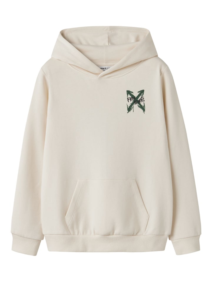 Hoodie in Antique White1