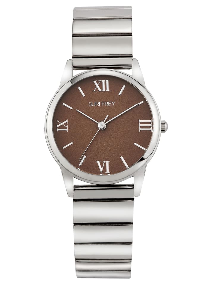 Armbanduhr SFY Jessy in silber braun