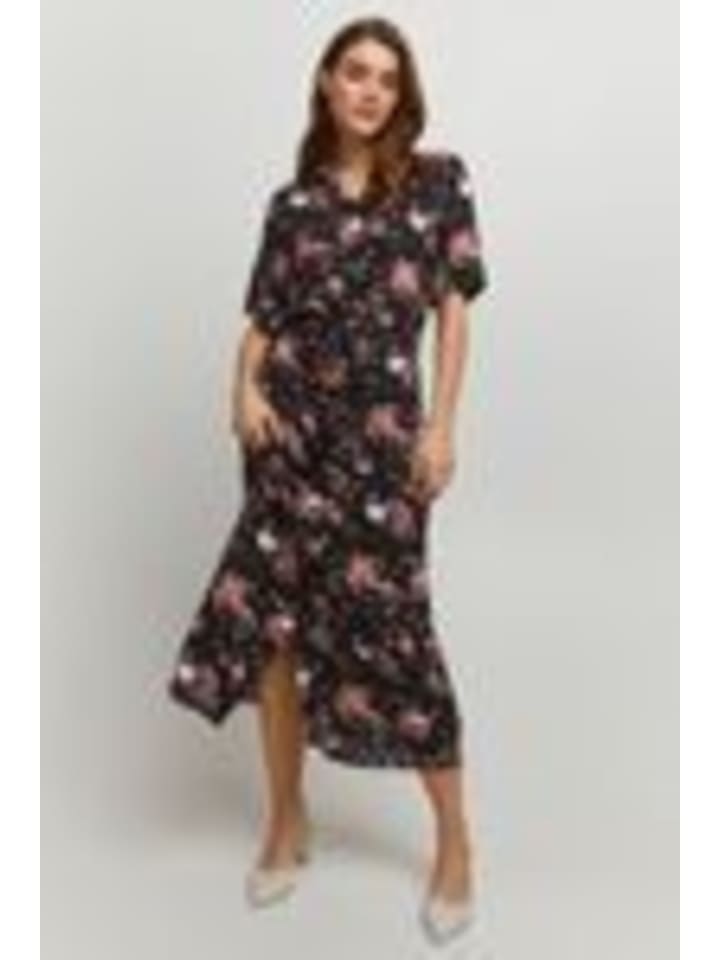 BYMMJOELLA SS SHIRT DRESS - LIGHT WOVEN Regular fit in Coral Cloud Mix