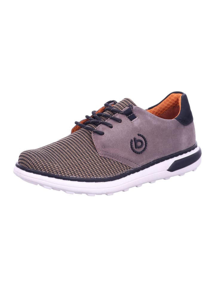 Schnürschuhe in taupe/taupe