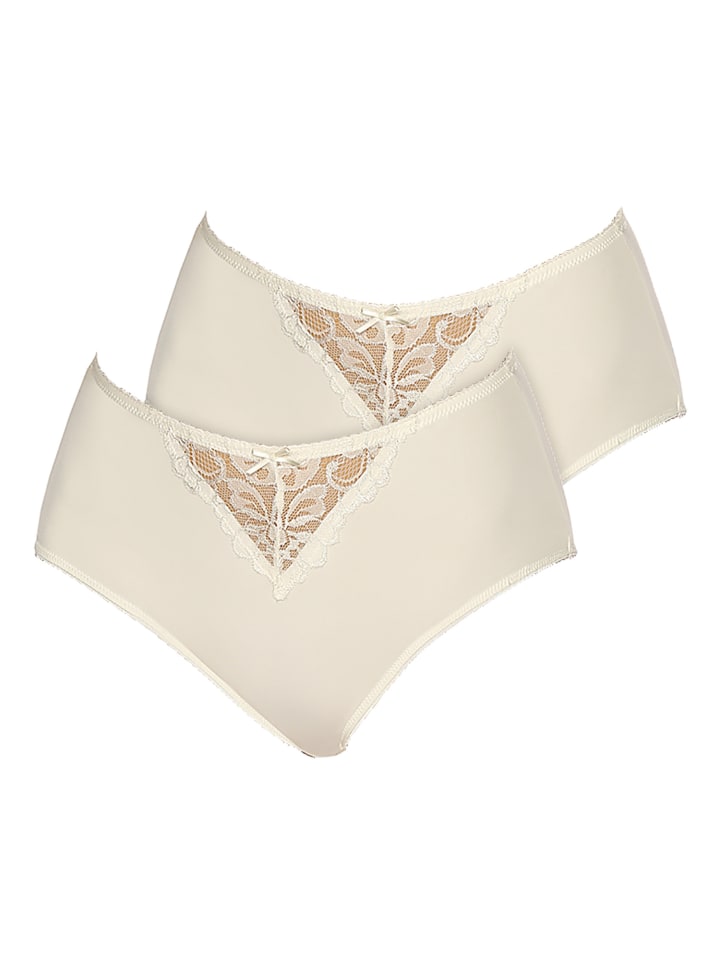 2er Pack Taillenslip in cream