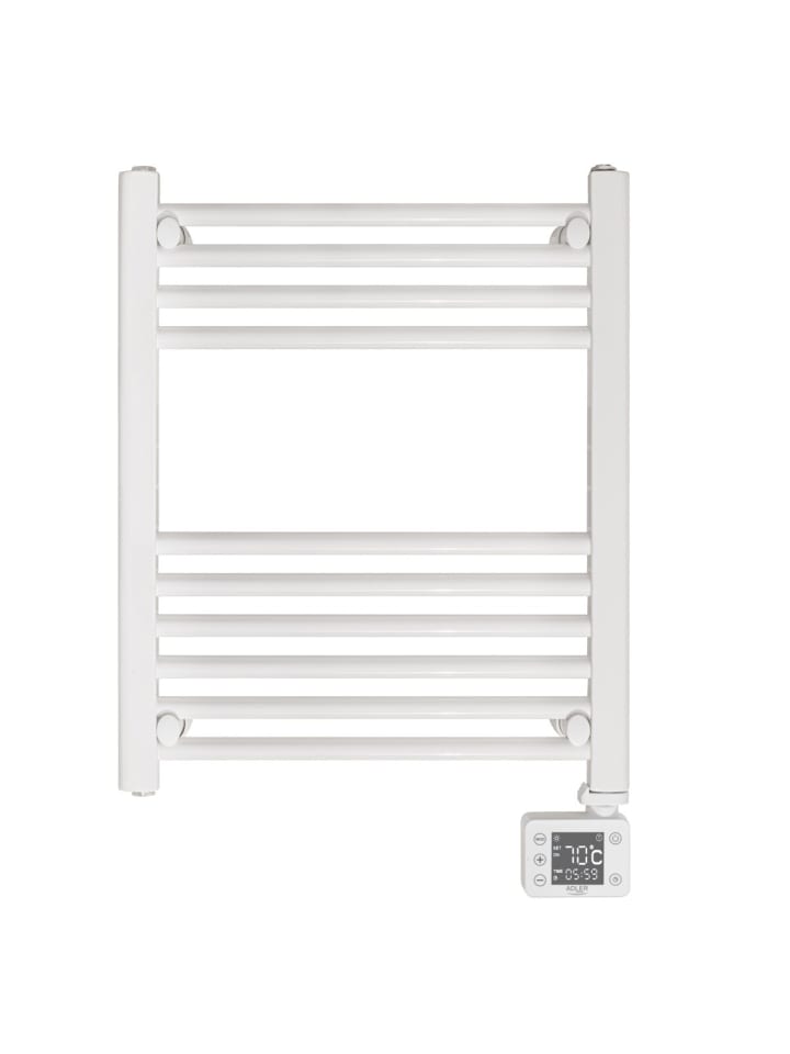 Adler AD 7823 Badheizkörper 400 W mit LED-Display, IP24 - Weiß in Weiß