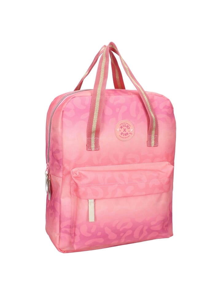 Milky Kiss Love and Laughter Rucksack – Trendige Tasche in Rosa in Rosa