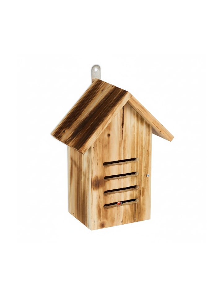 Marienkäferhaus in Natur - (B)18,5 x (H)25 x (T)12 cm