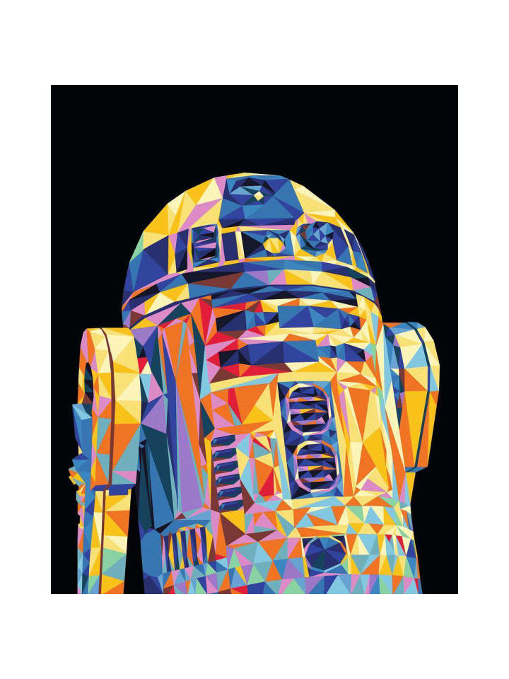CreArt CreArt Paint by Numbers Star Wars R2D2, Paint by numbers for adults