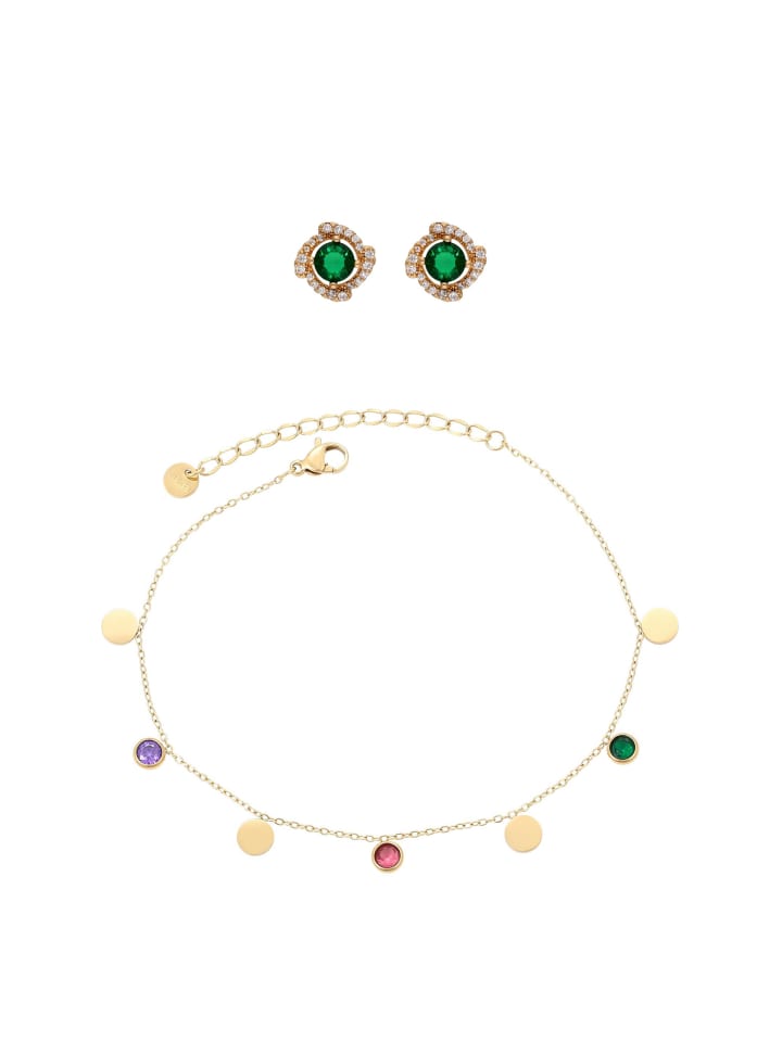 Women Jewelry Set in gold