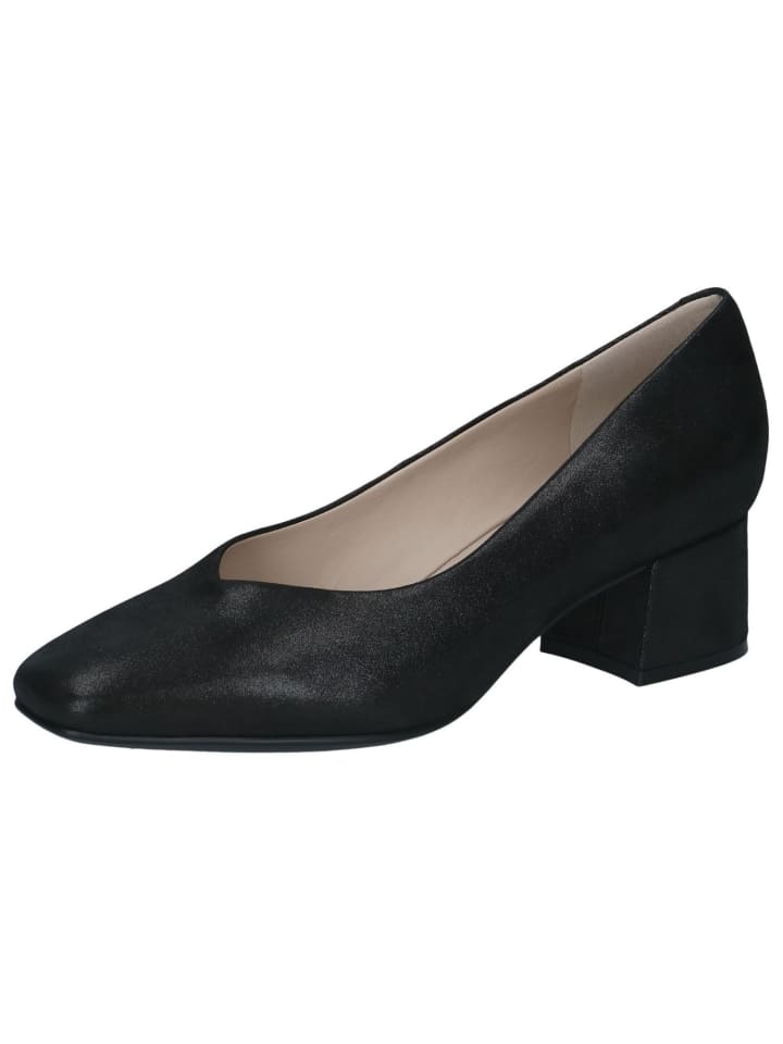 Pumps in BLACK METALLIC