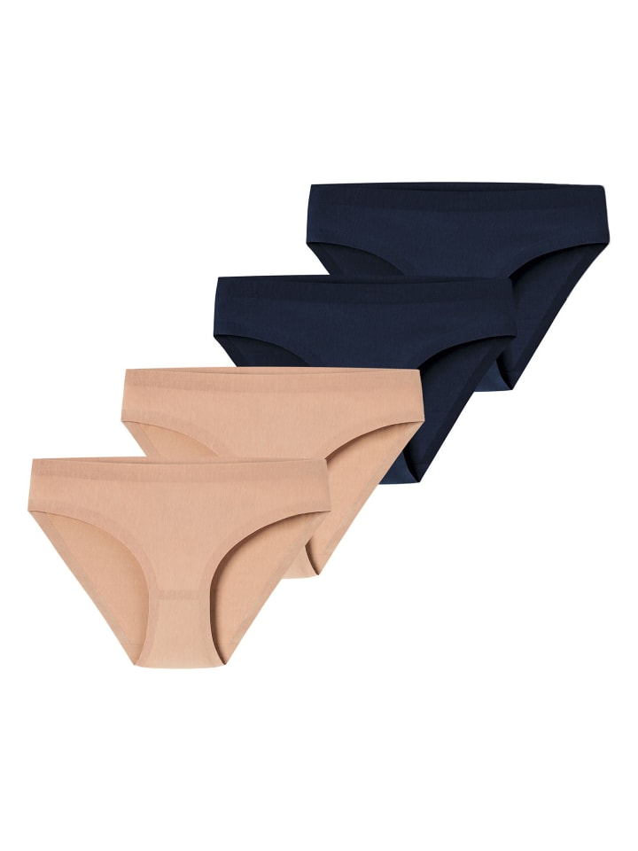 Slip Invisible Cotton in maple, nightblue