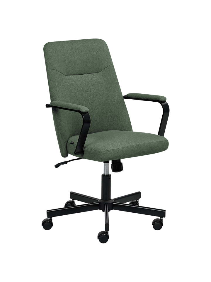 Bürostuhl CAROGA in Grün/Schwarz - (W) 62 x (H) 90 x (L) 62 cm