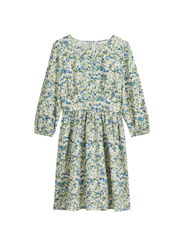 Print-Kleid regular in Medium Blue