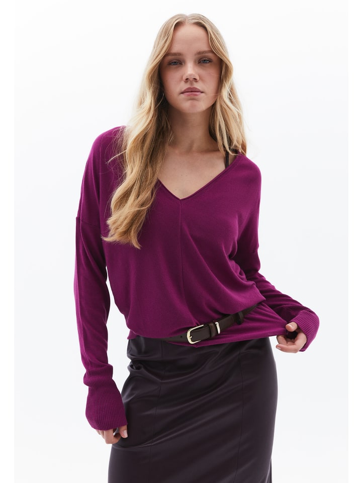 V-Ausschnitt-Pullover HOLLYHOCK