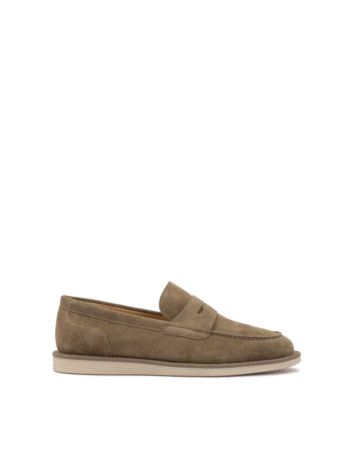 Mokassins in Taupe