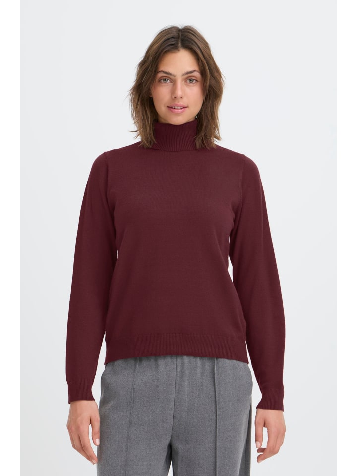 Rollkragenpullover OXBmmnora in Rot