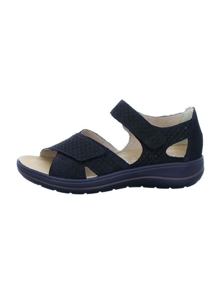 Komfort Sandalen in Schwarz