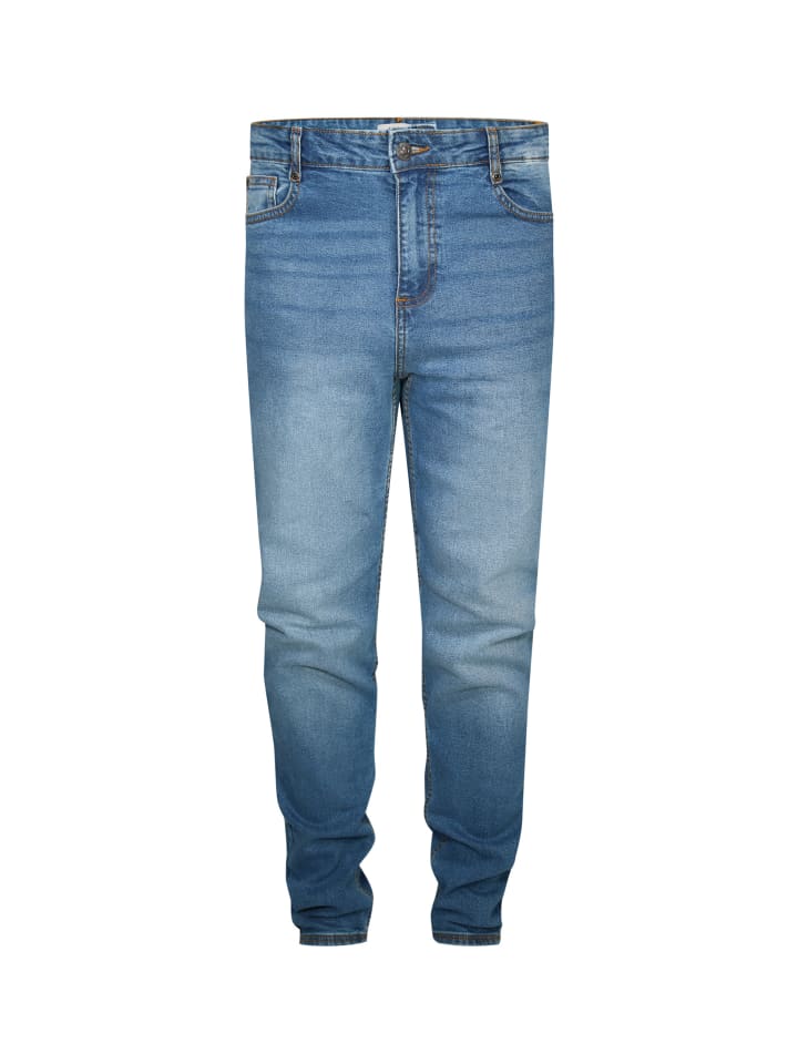 Slim Fit in washed mid blue