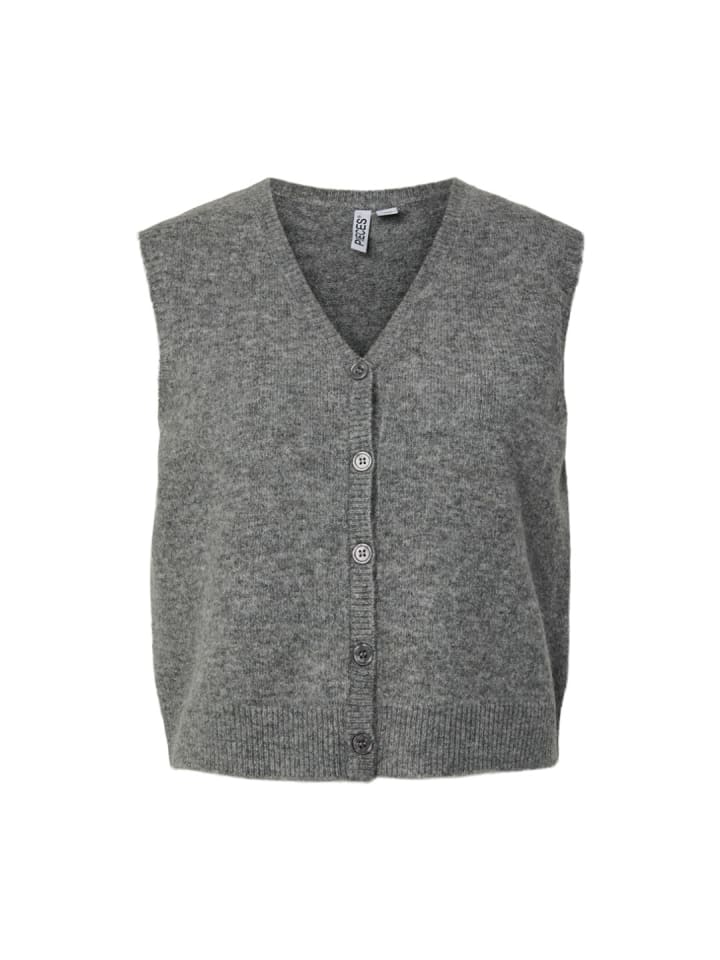 Pullover in Medium Grey Melange
