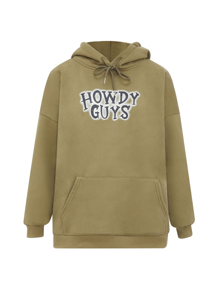 Damen Hoodie in Oliv