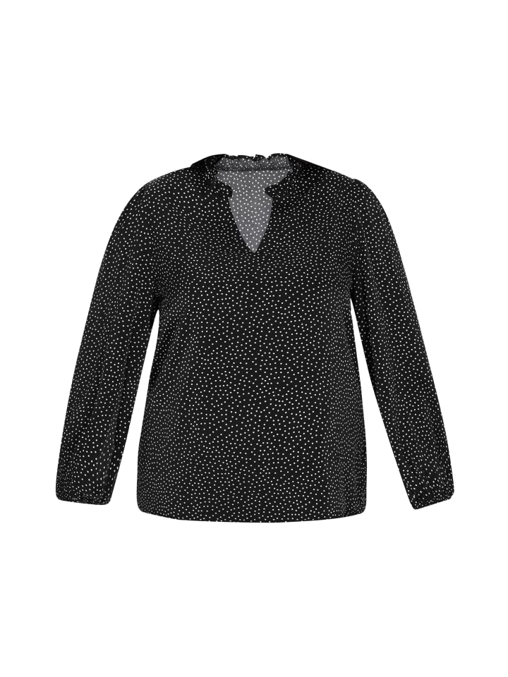 Women Plus Size Blouse in black