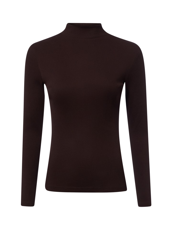Langarmshirt in schoko - 0004