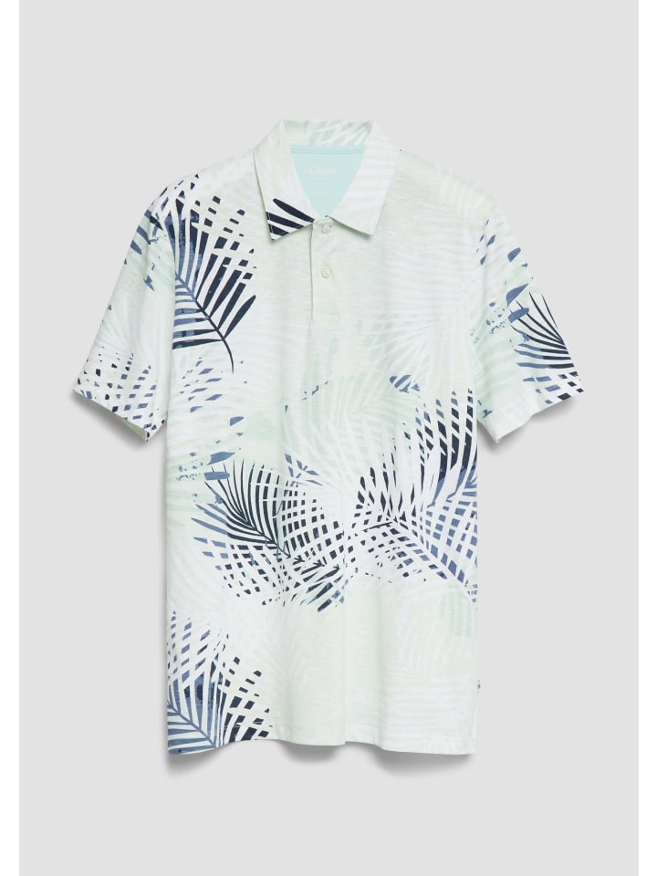 Polo-Shirt in 64A6_helles türkis