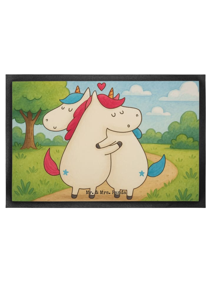 Schmutzfänger Einhorn Mitteilung Design ohne Sp... in Weiß