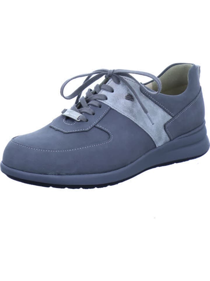 Komfort Schnürschuh in grau