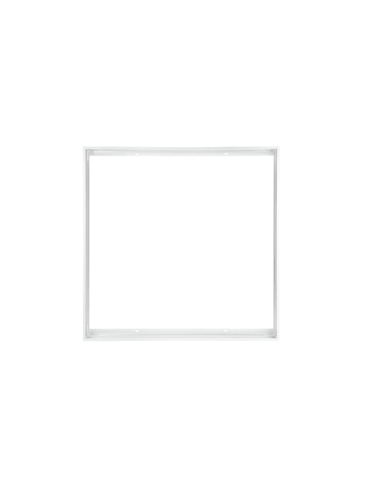LED Line Prime Oberflächenmontagerahmen 60x60 Weiß H65mm in Weiß