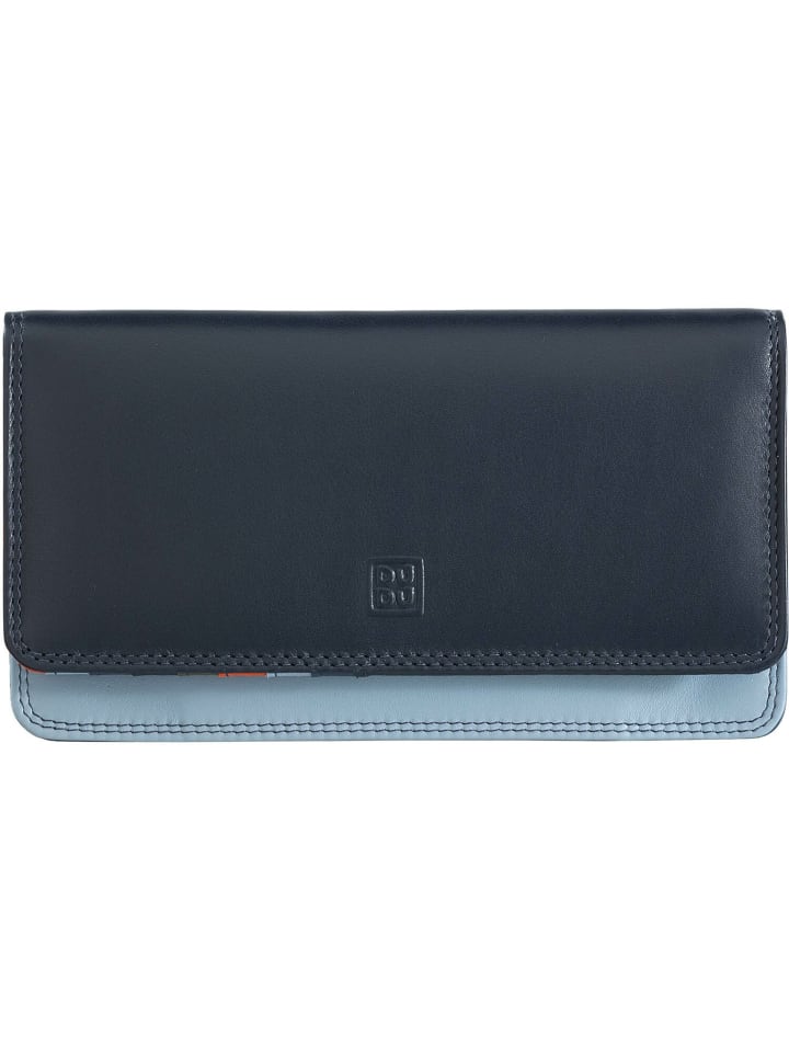 Canarie Geldbörse RFID Schutz Leder 17.5 cm navy