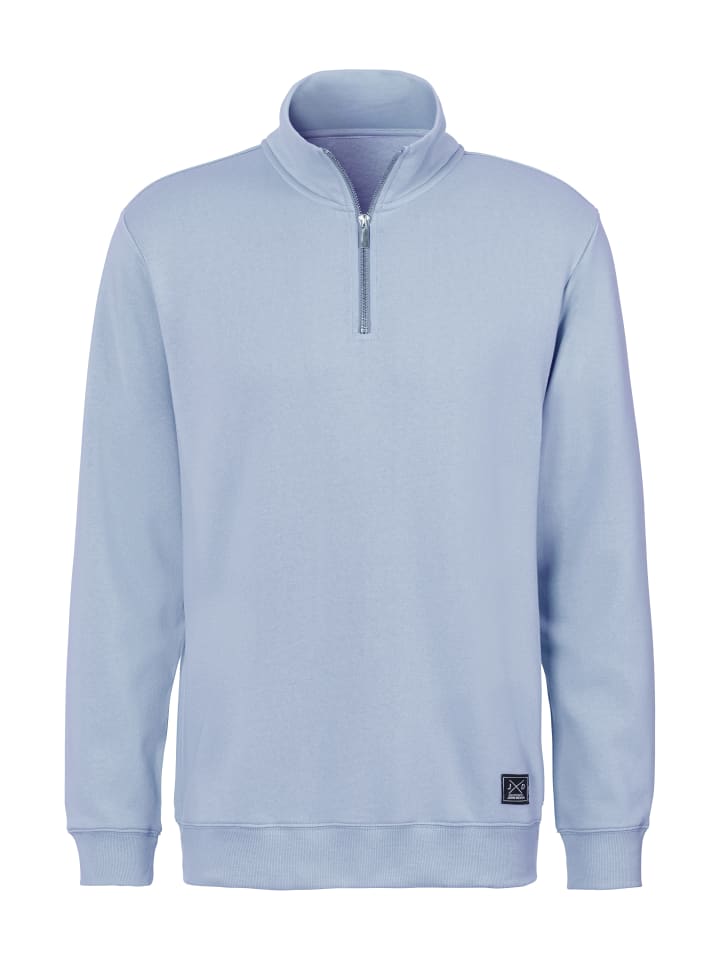 Sweatshirt in hellblau