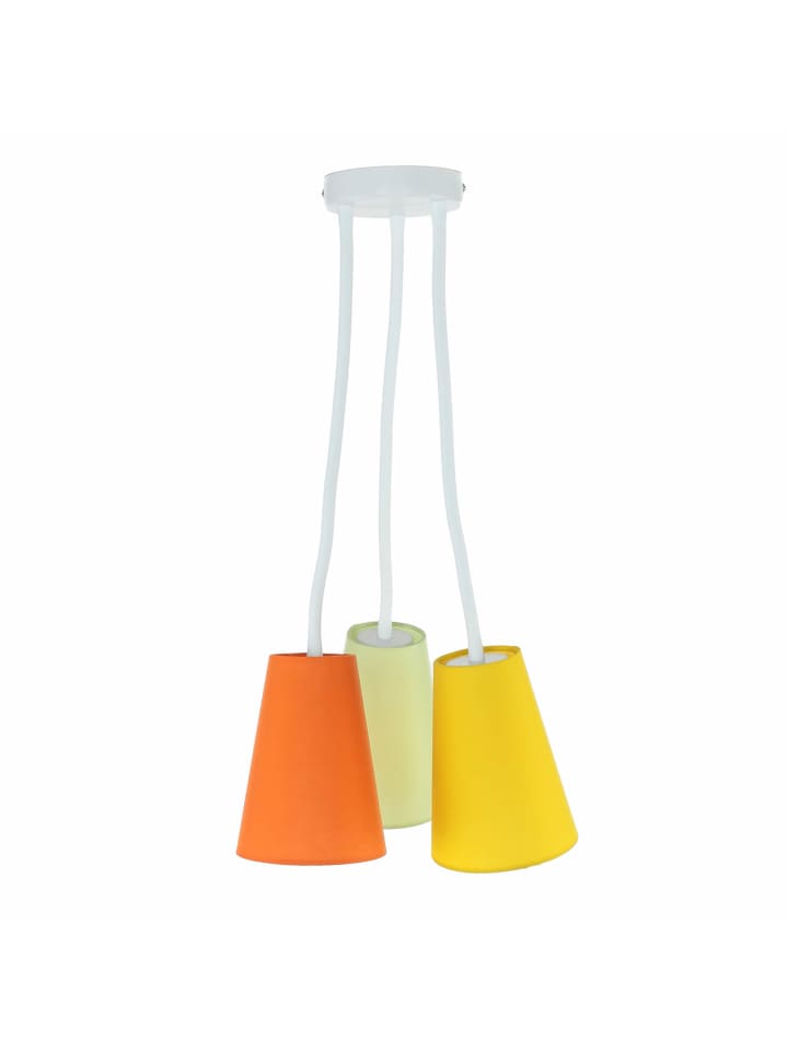 Deckenlampe (B)120 x (L)120 x (H)59 cm in Orange Gelb Grün